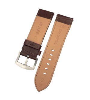 26 mm Spor S Kroko Kahverengi Deri Saat Kordonu